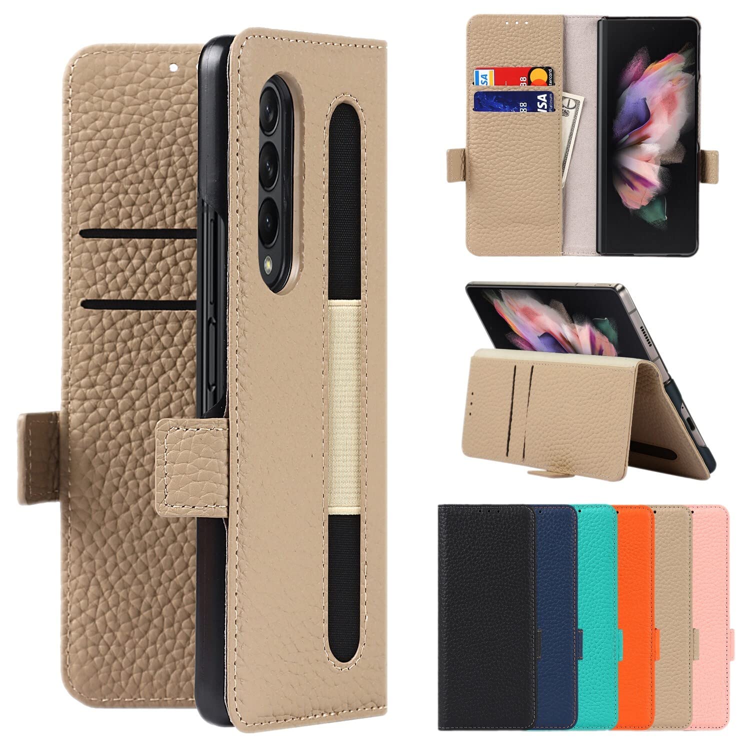 Amazon.co.jp: for Galaxy Z Fold3 5G ケース SC-55B SCG11 手帳型